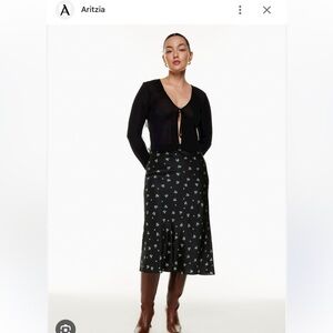 NWT: Aritzia Ambience Silk Skirt